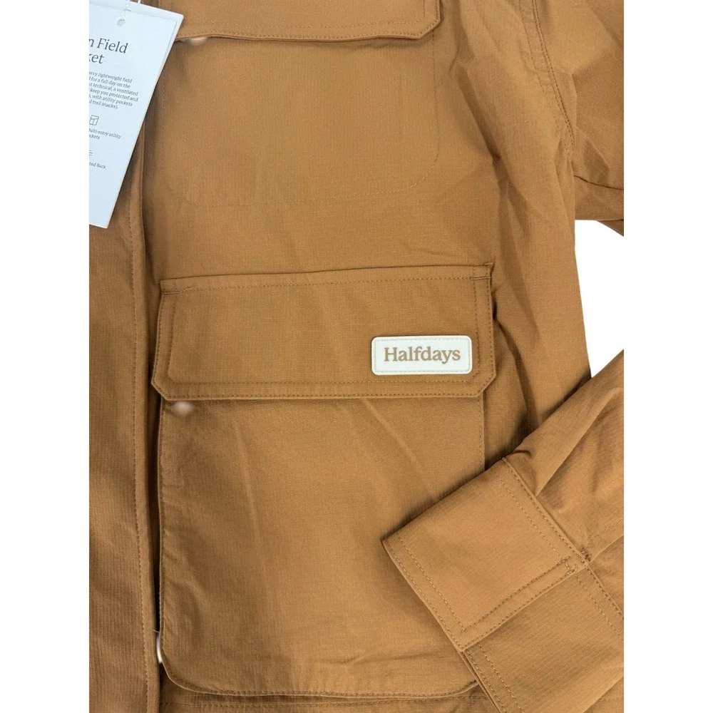 Halfdays Women's Nan Field Jacket Full Zip Nuthatch Brown Size XSMALL XS NWT - Picture 3 of 6